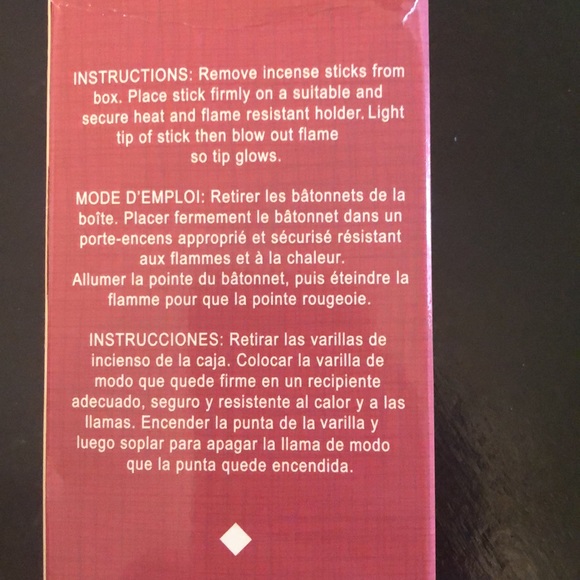 Love Apple Cinnamon Incense Sticks with Holder New in Package - Picture 5 of 5